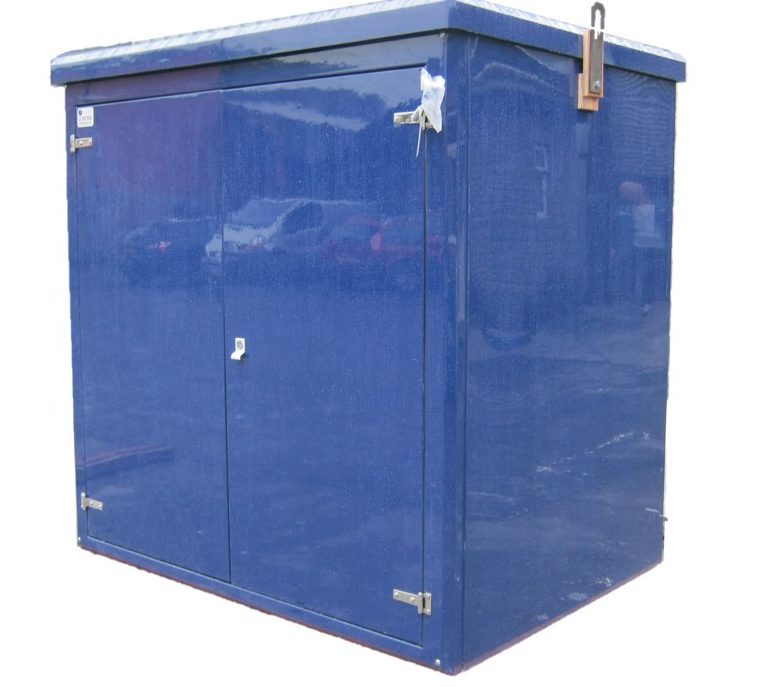 GRP Cabinets in Blue