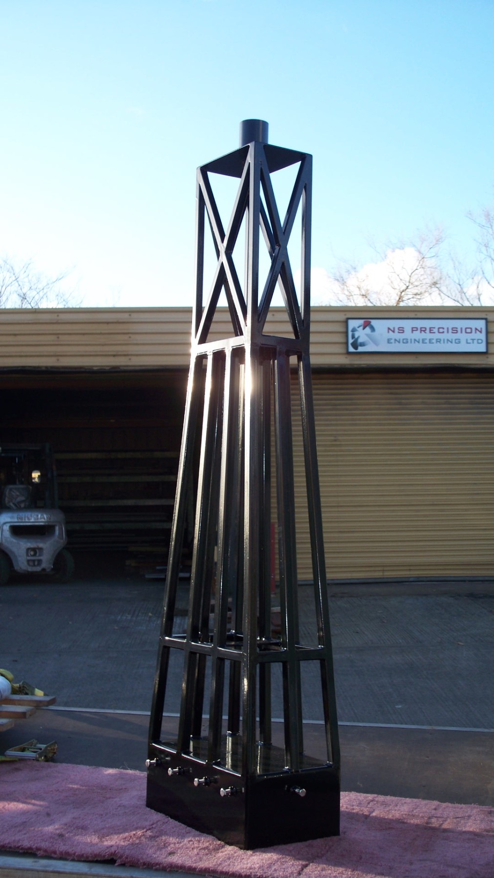 Fisher Products Weymouth Marina Parapet lantern bracket 002