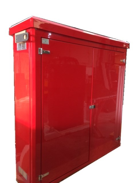 GRP Cabinets in Red